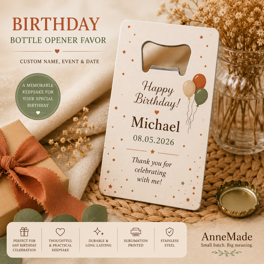Personalized Bottle Opener | Party Favor