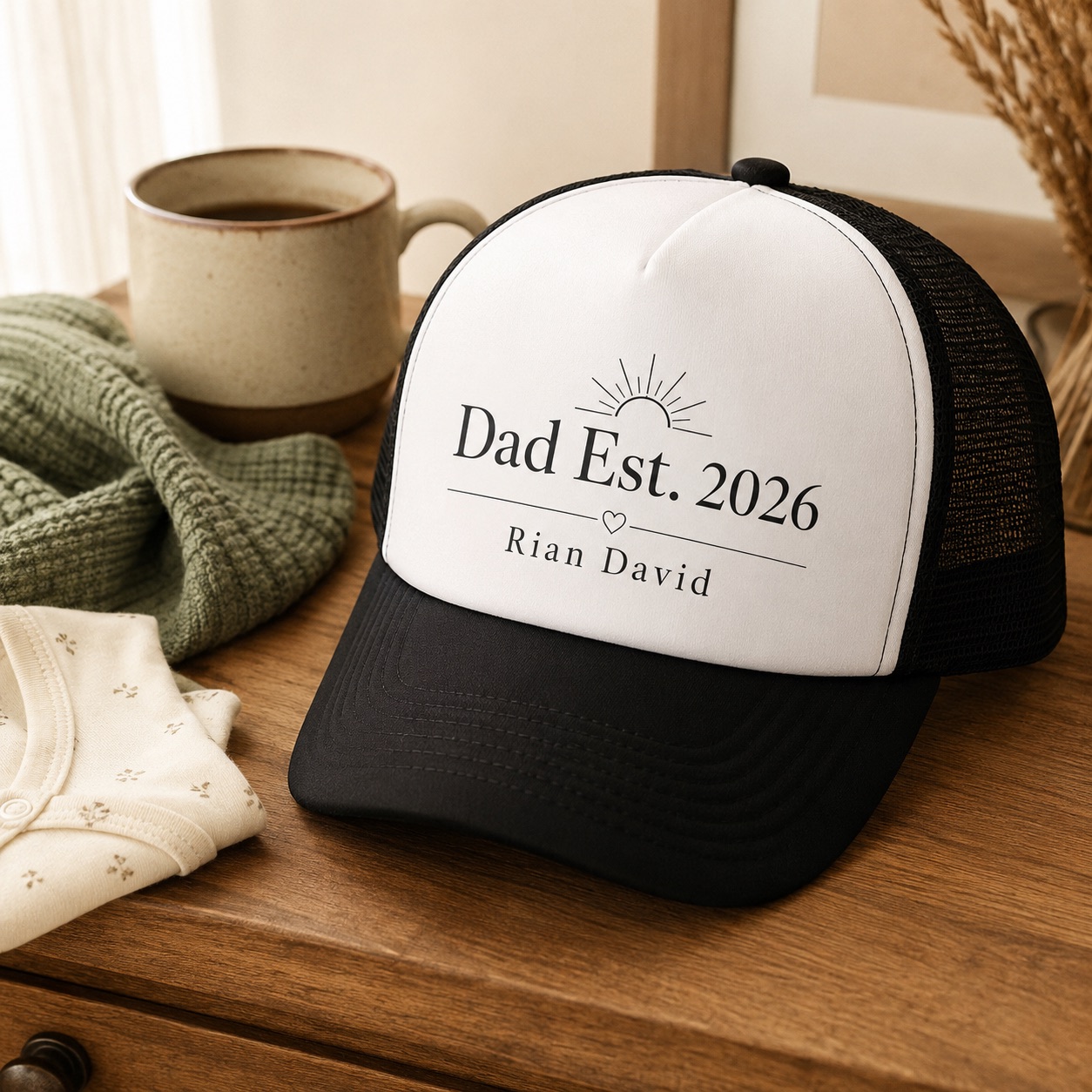 Personalized Trucker Hat — Custom Sublimation