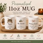 Personalized 11oz White Mug