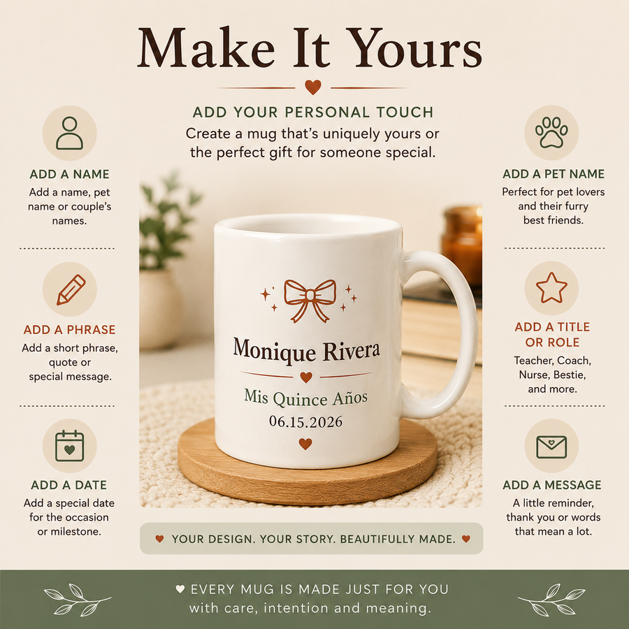 Personalized 11oz White Mug