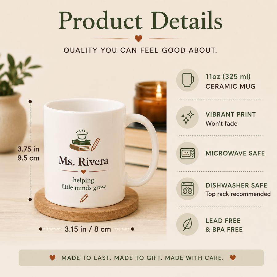 Personalized 11oz White Mug